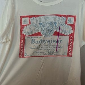 Budweiser beer shirt